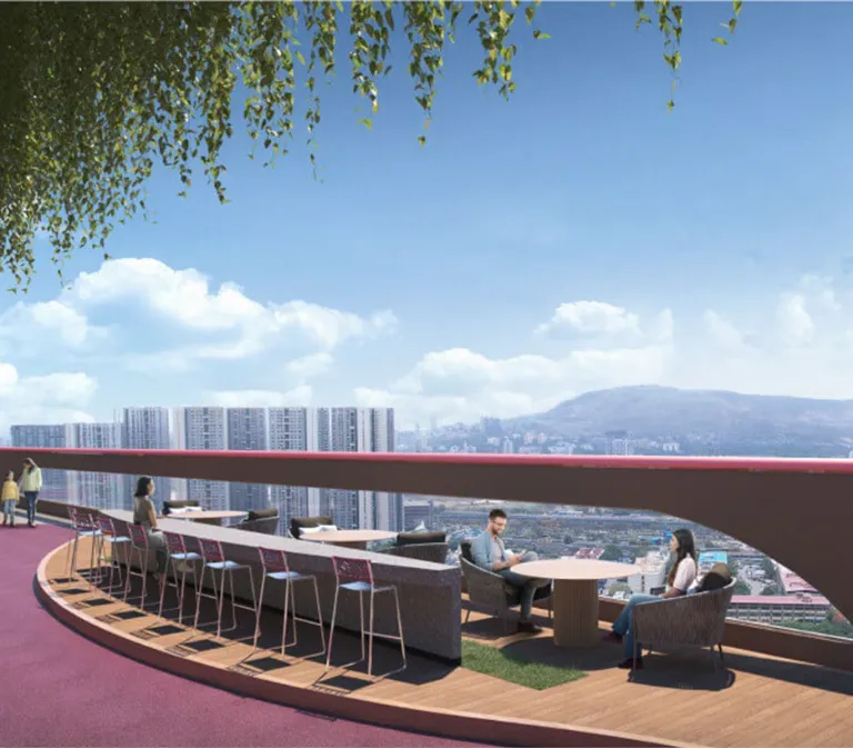 Rooftop Seating Area